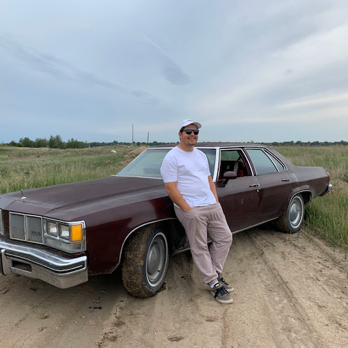 Photo Of Kolton With his car