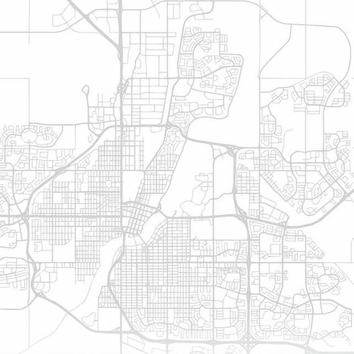 A map of Saskatoon 